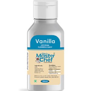 City’s Master Chef Vanilla Essence for baking and desserts – 20ml flavoring bottle