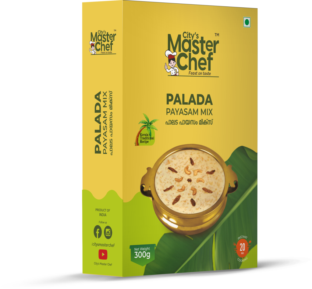 City’s Master Chef Palada Payasam Mix box, Kerala traditional dessert mix, 300g pack