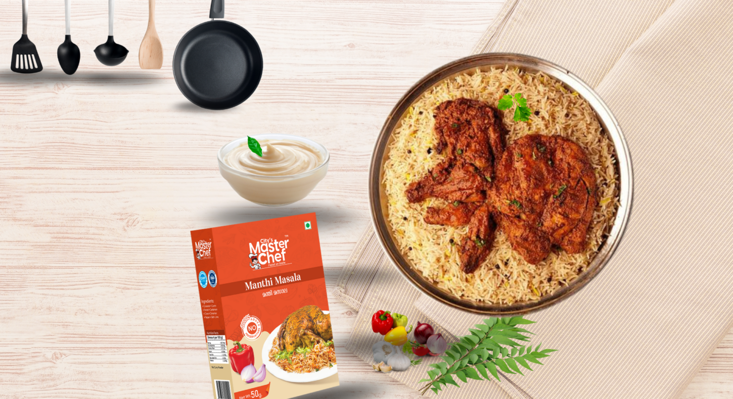 Tasty Manthi Masala Powder – Authentic Malabar spice mix for flavourful home-style Manthi.